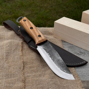 Hand-Forged Camping Knife, 12.5 cm (4.9 inches)