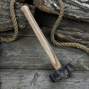 Hand-Forged Double Blacksmith's Hammer, 1 kg (2.2 lbs)