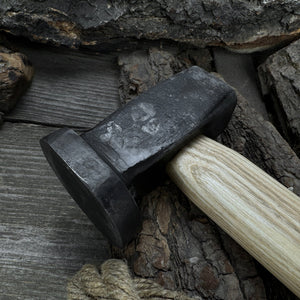 Hand-Forged Double Blacksmith's Hammer, 1.5 kg (3.3 lbs)