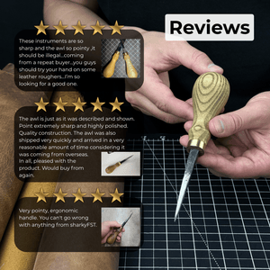 Hand-Forged Leather Awl
