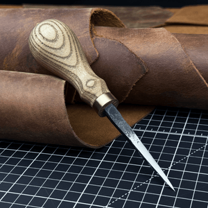Hand-Forged Leather Awl