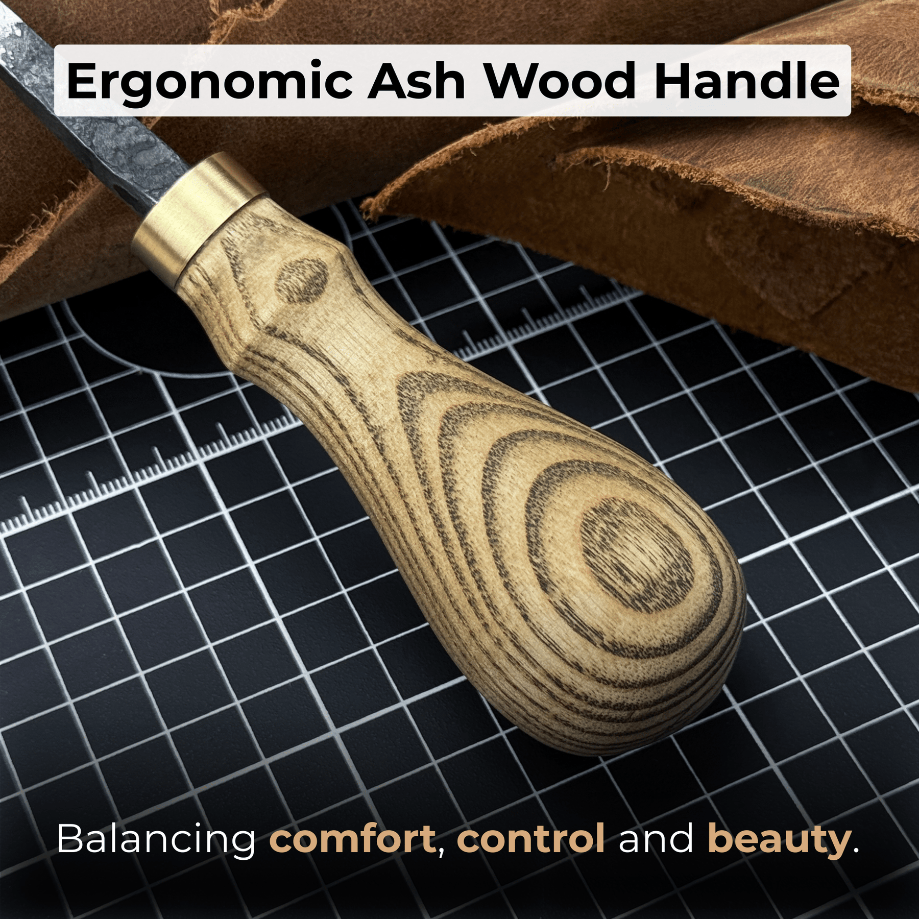 Hand-Forged Leather Awl
