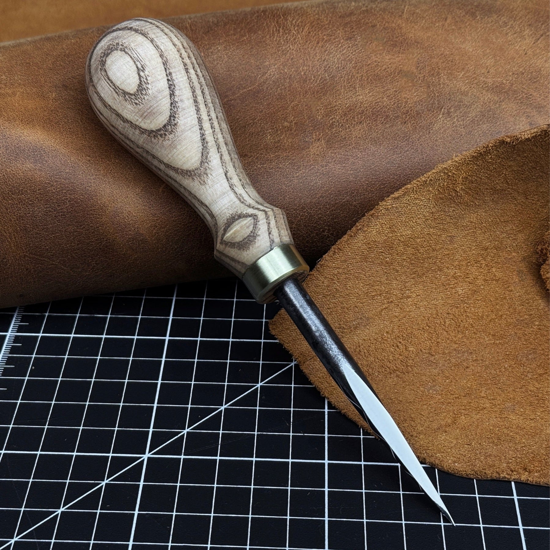 Forged Awl for Leather Craft