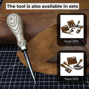 Hand-Forged Leatherworking Awl