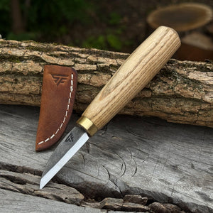 Hand-Forged Roughing Knife, Blade 5 cm (1.97 inches)