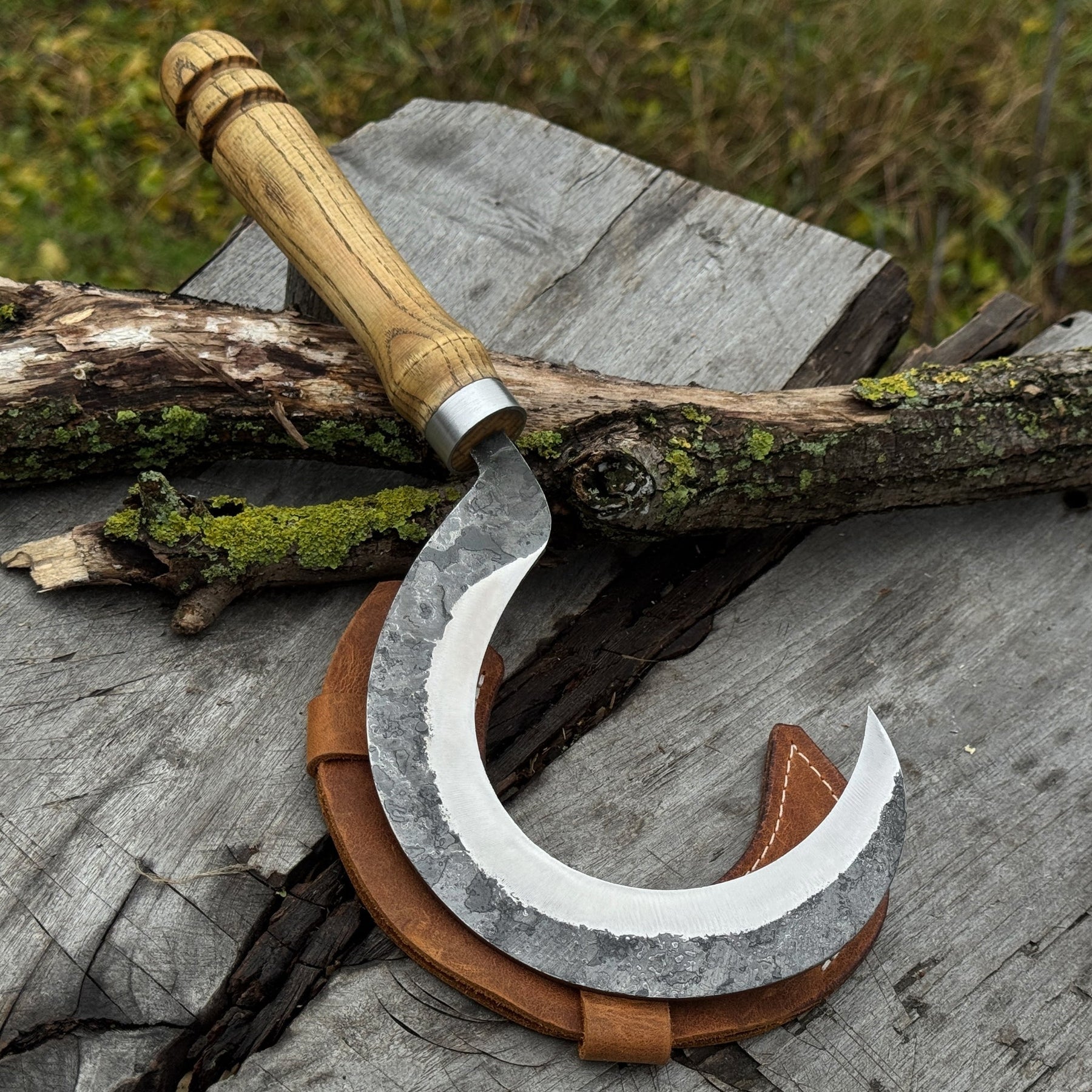 Hand-Forged Small Sickle, ⌀9 cm (3.54 inches)