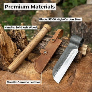Hand-Forged Splitting Froe, Blade - 15.5 cm (6.1 inches)