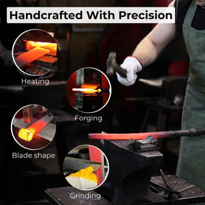 Hand-Forged Splitting Froe, Blade - 25.5 cm (10 inches)