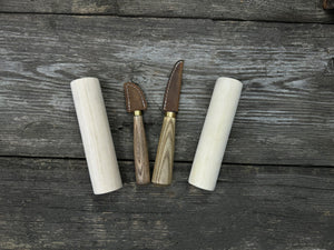 Hand-Forged Wood Carving Tool Set with Wooden Blanks WS9