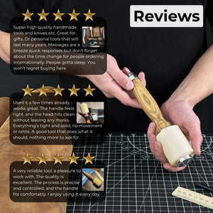 Handmade Mallet with Nylon Head, 21.5 cm (8.46 inches)