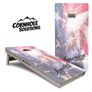 America 1776-2026 Cornhole Boards - Professional Tournament Series "Limited Edition" Cornhole Solutions