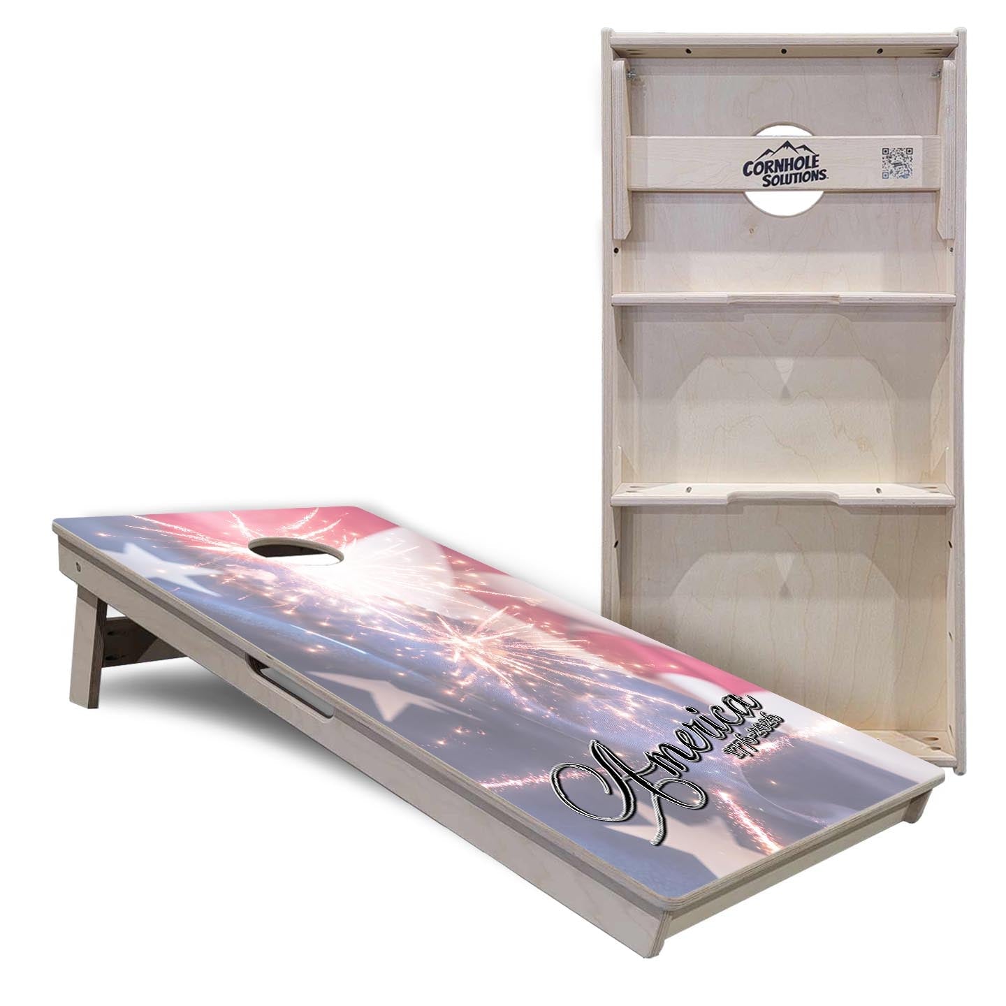 America 1776-2026 Cornhole Boards - Professional Tournament Series "Limited Edition" Cornhole Solutions