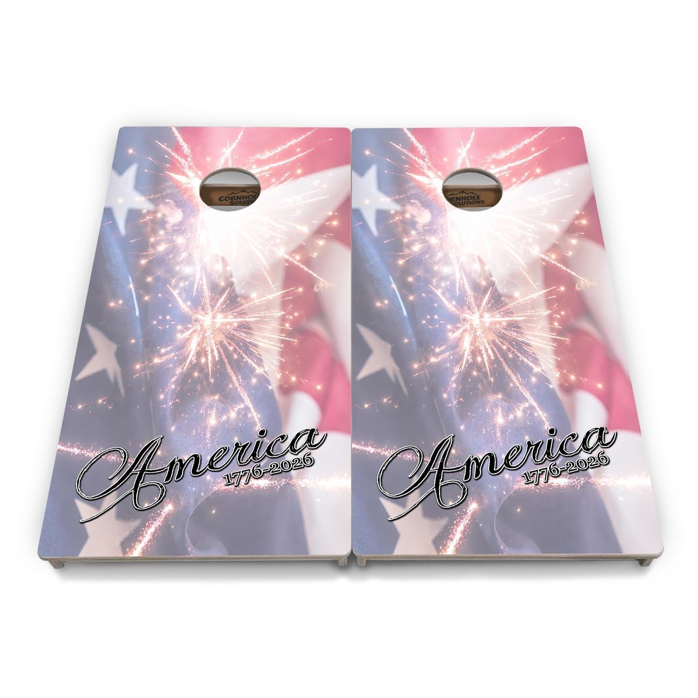 America 1776-2026 Cornhole Boards - Professional Tournament Series "Limited Edition" Cornhole Solutions