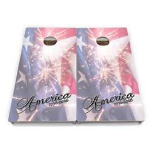 America 1776-2026 Cornhole Boards - Professional Tournament Series "Limited Edition" Cornhole Solutions