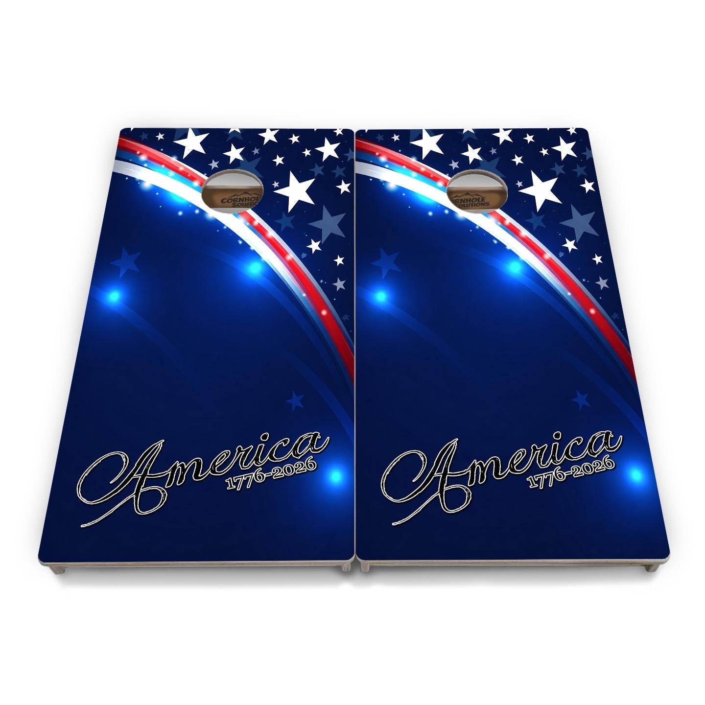 America 1776-2026 Cornhole Boards - Professional Tournament Series "Limited Edition" Cornhole Solutions