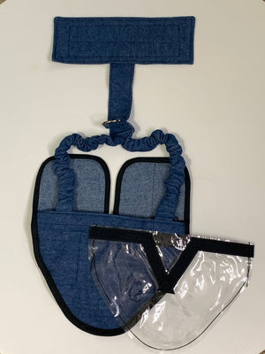 Hen Holster Bird Diaper/Harness (chicken diaper, duck diaper, pigeon diaper with Removable Vinyl Liner)