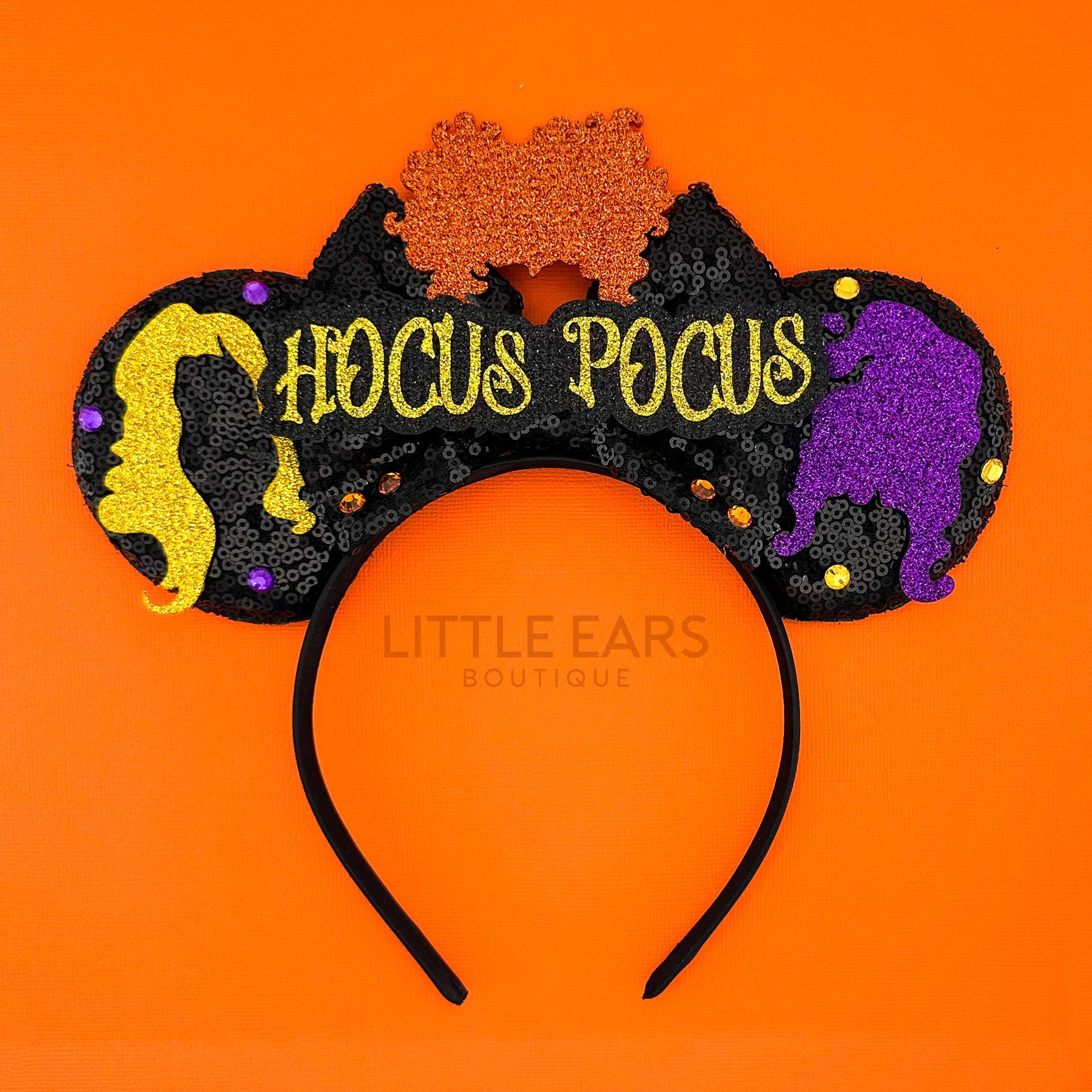 Black Hocus Pocus Mickey Ears