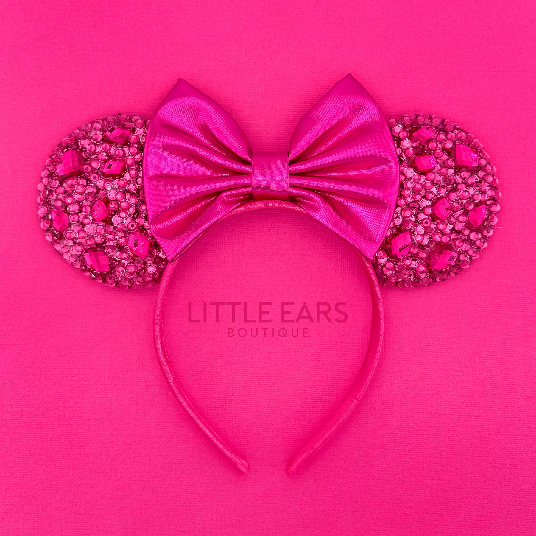 Hot Pink Sparkle Ears by Little Ears Boutique, headbands main product photo
