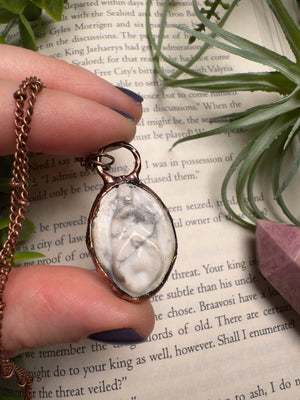Howlite Yoni Necklace