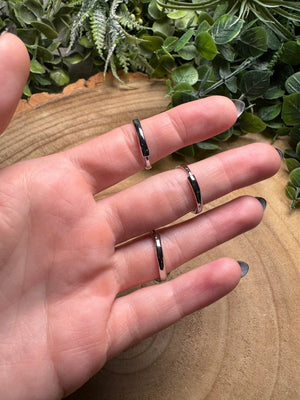 Hypersthene Evil Eye Ring Adjustable