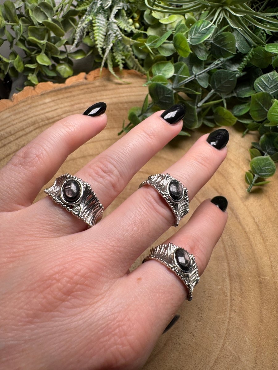 Hypersthene Ring Adjustable