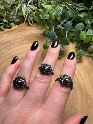 Hypersthene Ring Adjustable