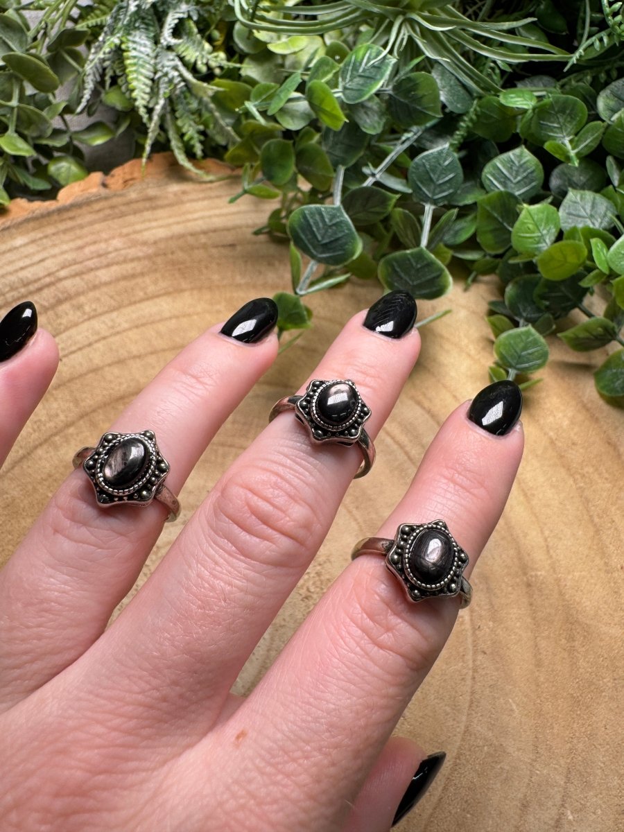 Hypersthene Ring Adjustable