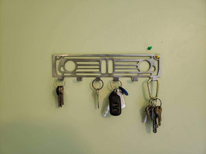 BMW 2002 Grill Keychain Rack – Classic Euro Steel Wall Mounted Organizer