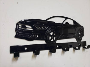 Ford S-550 Mustang GT Keychain Rack – Steel Wall Mounted Modern Muscle Organizer