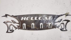 Dodge Hellcat Keychain Rack – Steel Wall Mounted Muscle Car Organizer