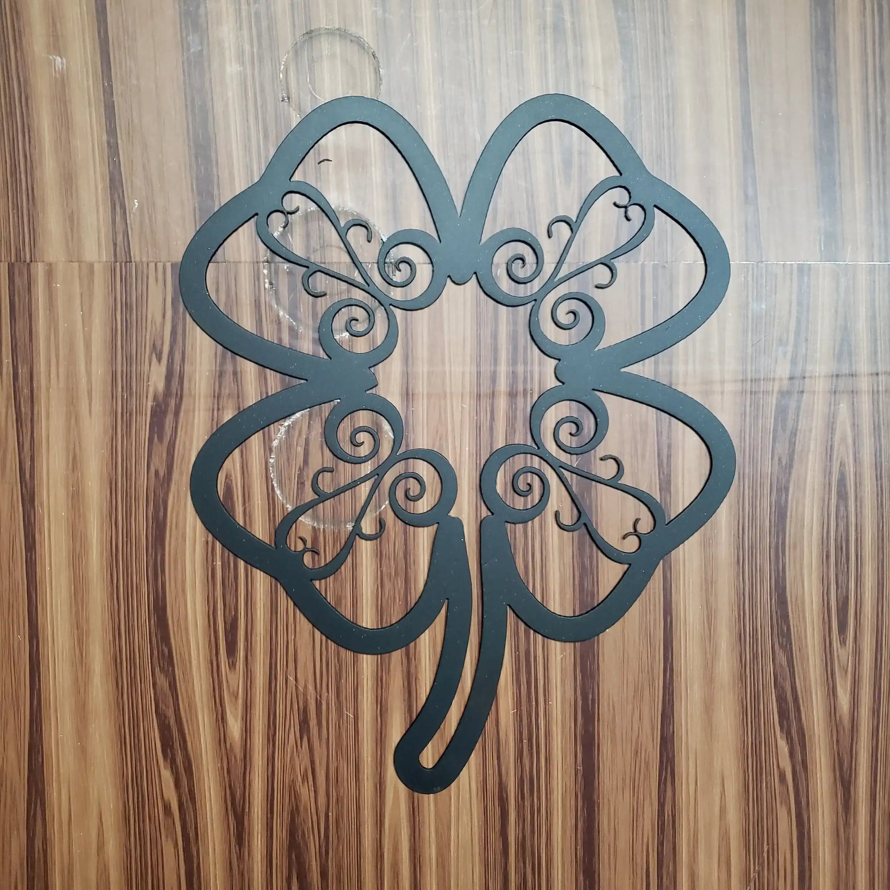 Shamrock Metal Wall Art – Lucky Four Leaf Clover Irish Decor for Home or St. Patrick’s Day