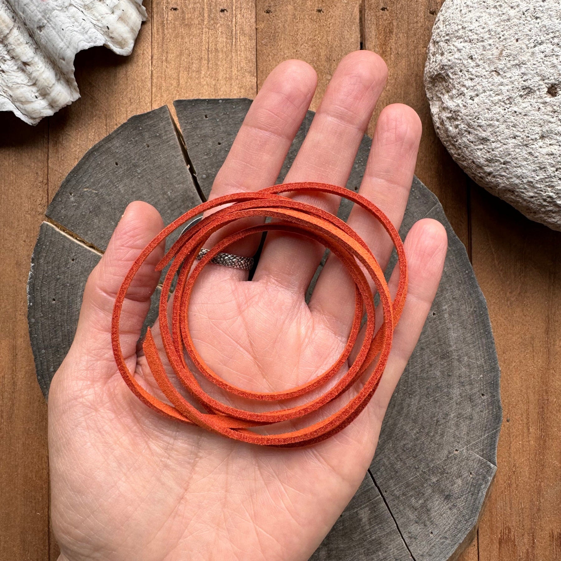 Unakite Hatband, green and pink Gemstone Hat Band