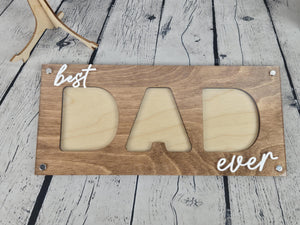 Best Dad Ever Picture Frame