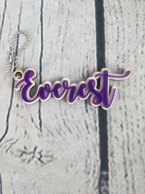 Personalized Bunny Rabbit Key Chain