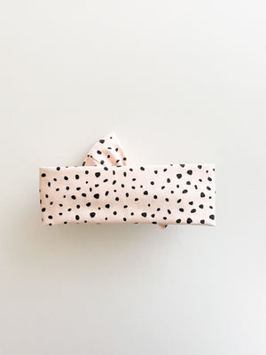 Peachy Blush Speckled Headwrap