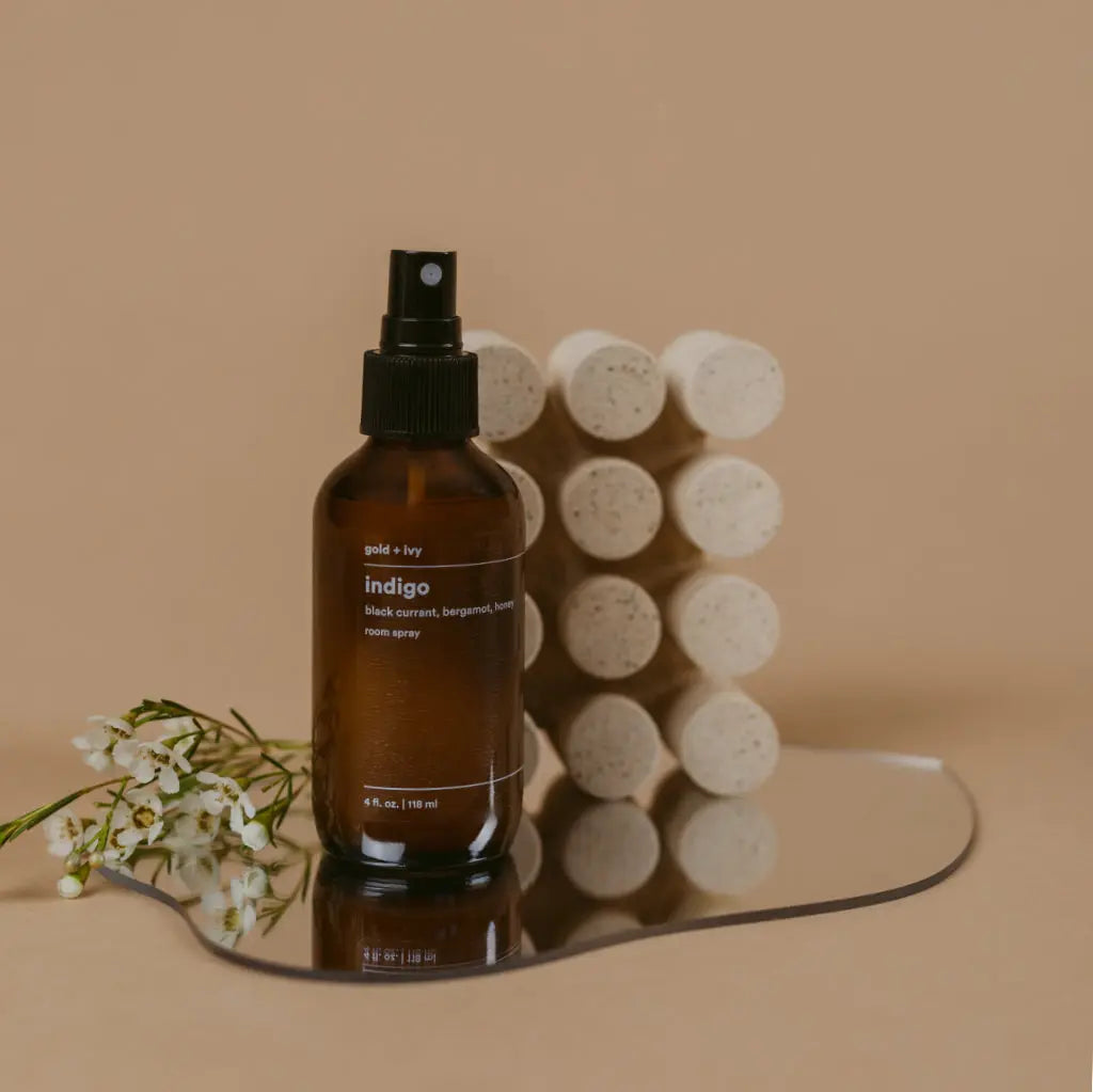 indigo room spray gold + ivy
