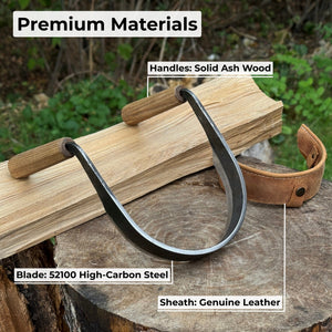 Inshave (Half-Rounded Drawknife), 16.5 cm (6.5 inches)