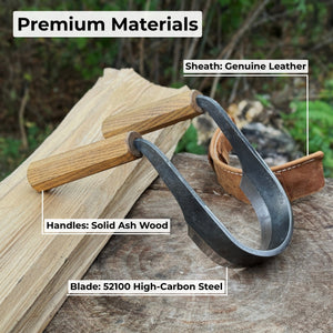 Inshave (Half-Rounded Drawknife), 9.5 cm (3.7 inches)