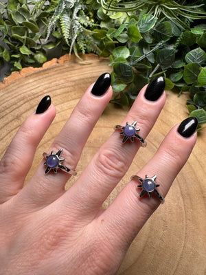 Iolite Star Ring Adjustable