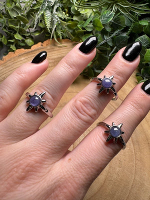 Iolite Star Ring Adjustable