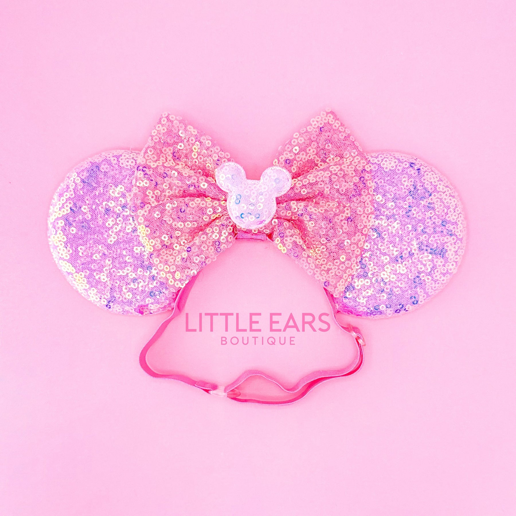 Purple & Pink Iridescent Elastic Ears
