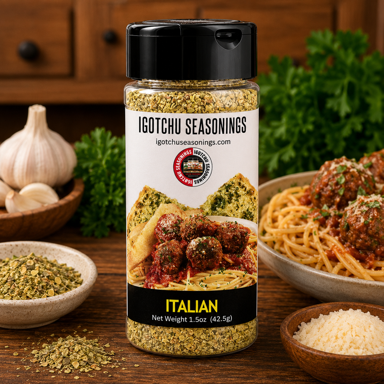 Igotchu Italian seasoning by Igotchu Seasonings, Southern food gift main product photo