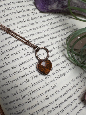 Jasper Heart Necklace