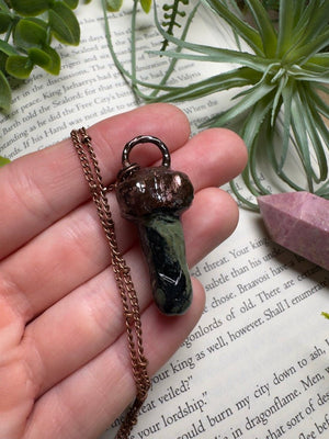 Kambaba Jasper Penis Necklace