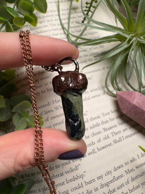 Kambaba Jasper Penis Necklace