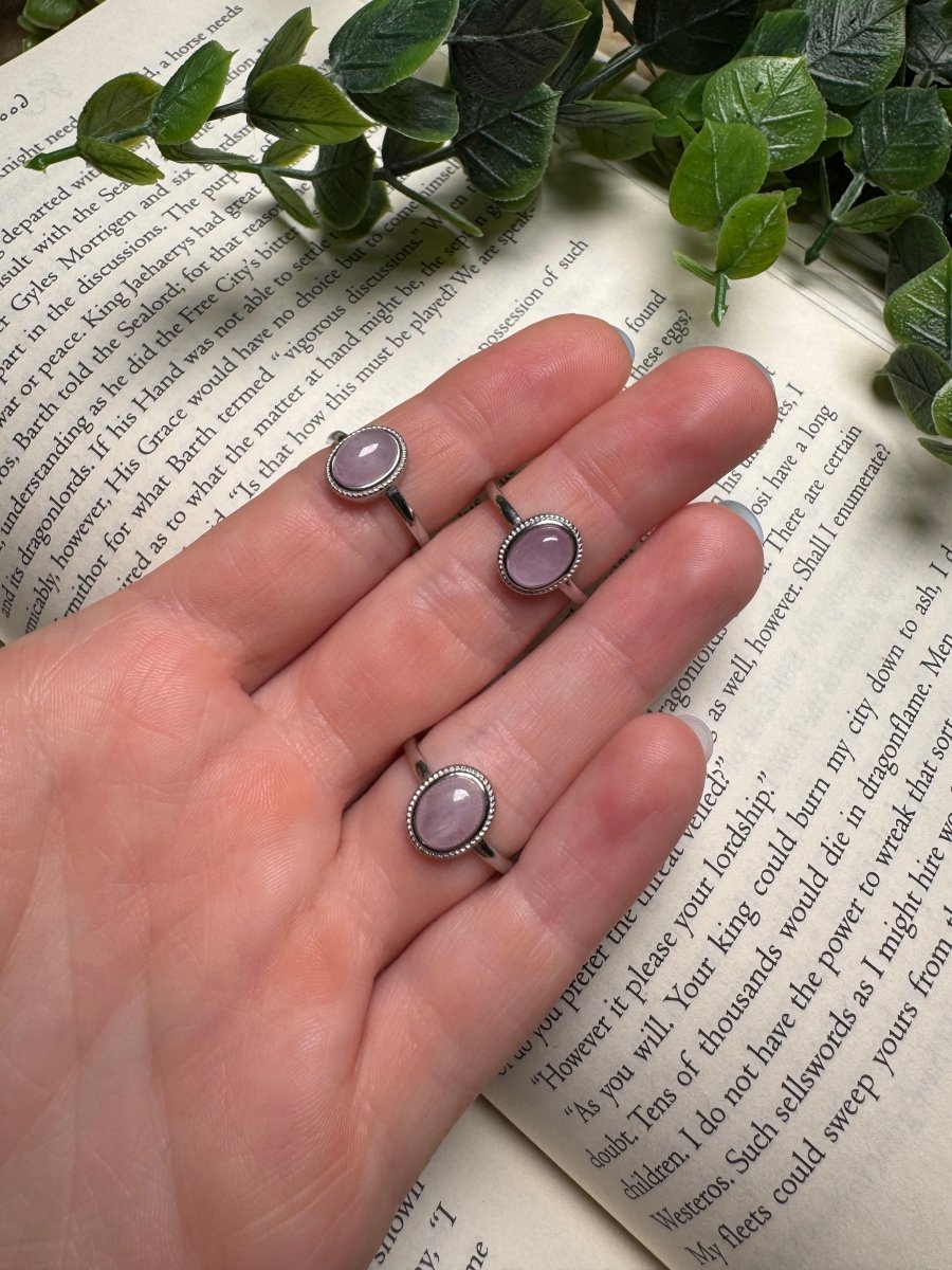 Kunzite Adjustable Ring