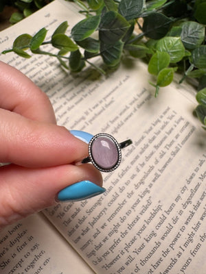 Kunzite Adjustable Ring