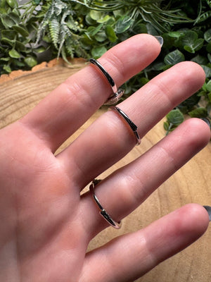 Labradorite Evil Eye Ring Adjustable