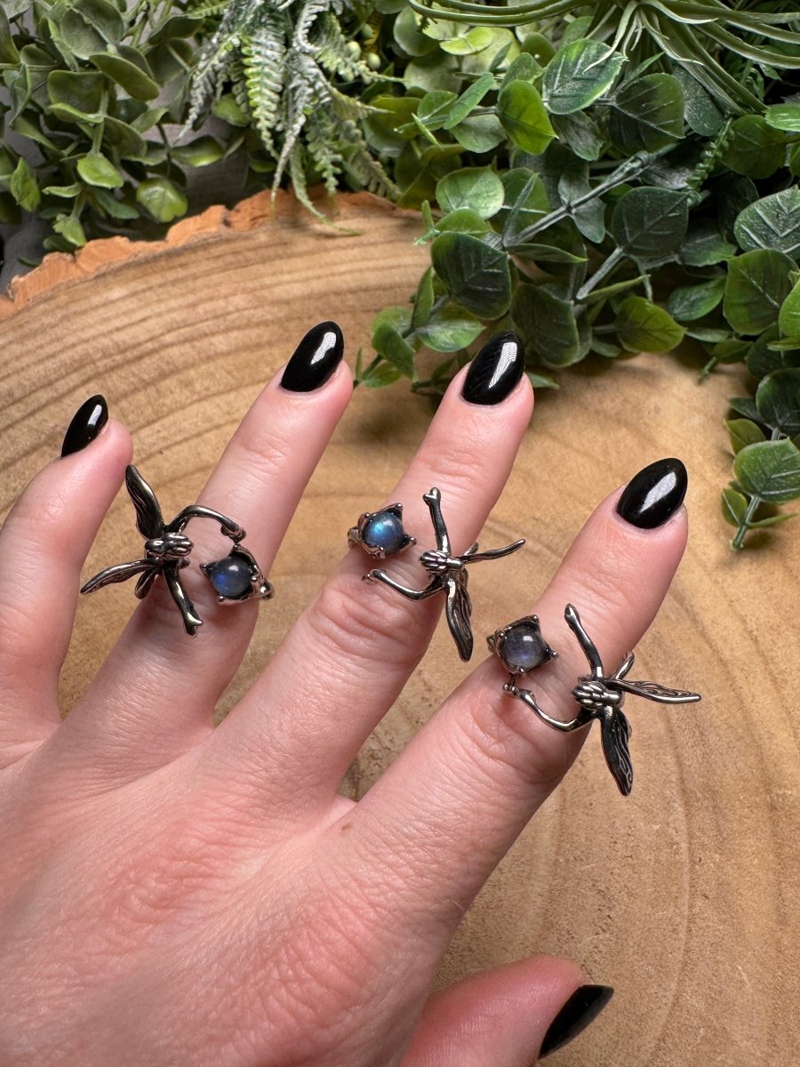 Labradorite Fairy Ring Adjustable
