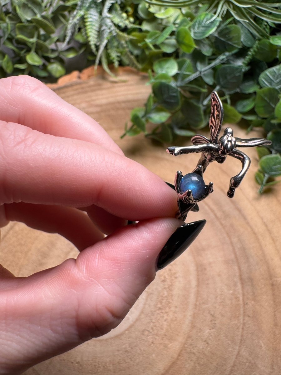 Labradorite Fairy Ring Adjustable
